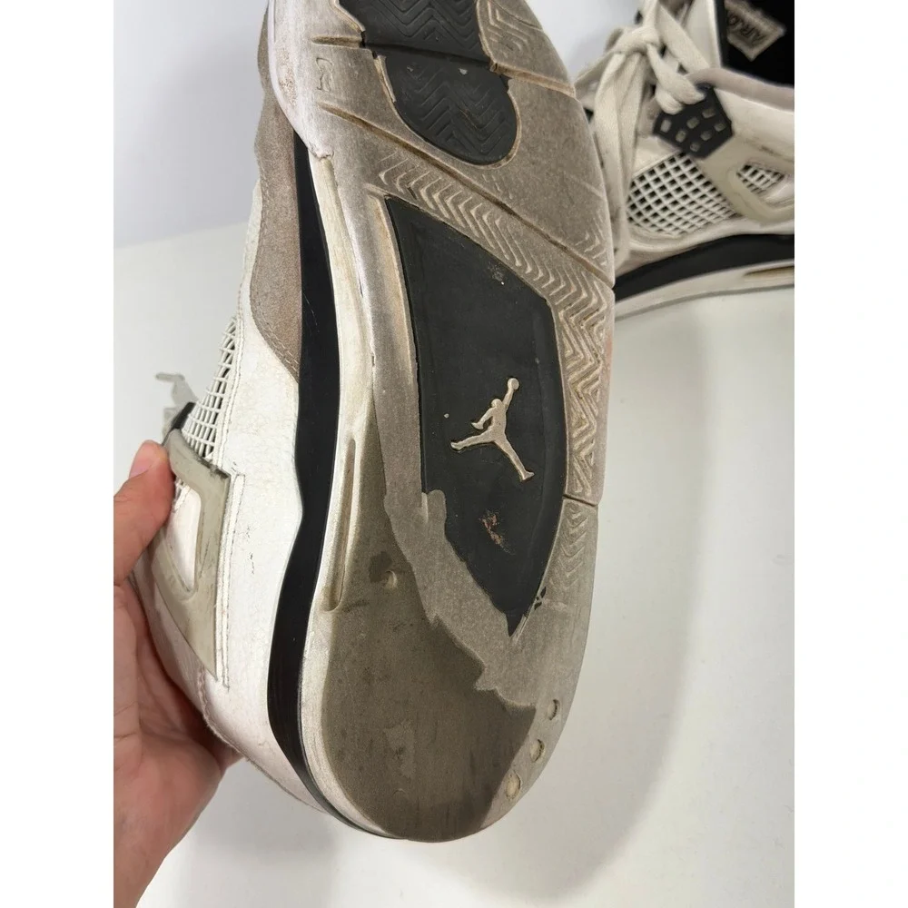 Nike Air Jordan 4 Retro Military‎ Black White Grey DH6927-111 Mens Size 9.5